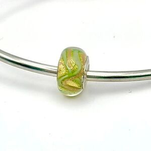 Chamilia 925 Green Gold Bead Charm